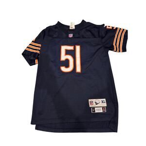 Youth XL Dick Butkus Chicago Bears Reebok Throwback Jersey NFL Vintage 18/20